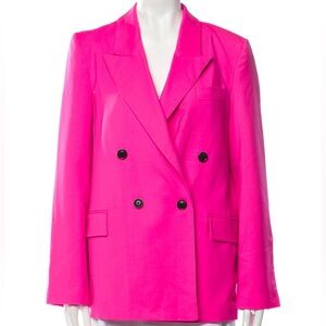 GENERATION LOVE Max Crepe Blazer in Magenta XL NWT